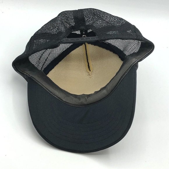 Vintage Kenwood Audio Equipement Foam Mesh Snapback Trucker Hat Black Cap - Picture 7 of 9